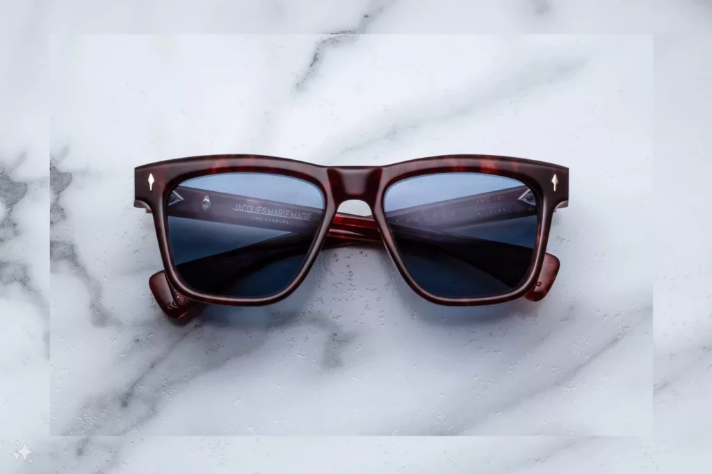Lunettes de soleil Jacques Marie Mage Lankaster Breccia – vue de face 1