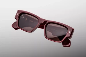 Lunettes de soleil Jacques Marie Mage Zimmerman Bordeaux Empire – détail 2