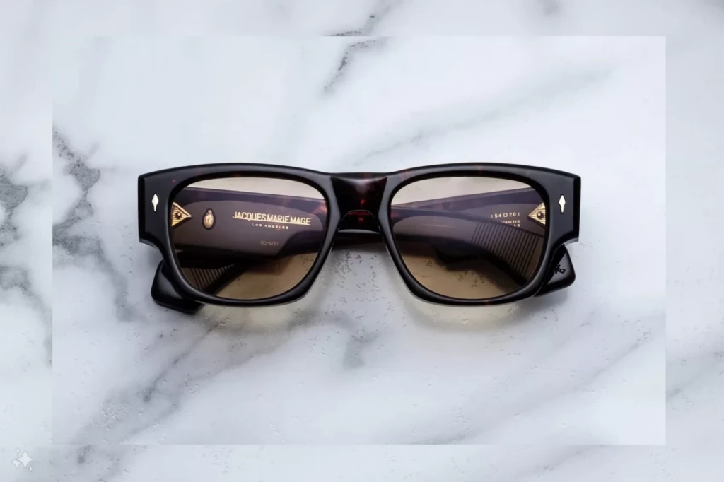 Lunettes de soleil Jacques Marie Mage Dino Agar – vue de face 1
