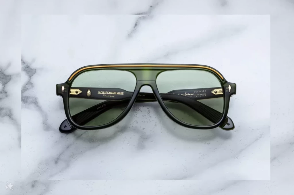 Lunettes de soleil Jacques Marie Mage Teewinot Rover – vue de face 1