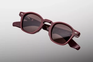 Lunettes de soleil Jacques Marie Mage Zephirin Bordeaux Empire – détail 1