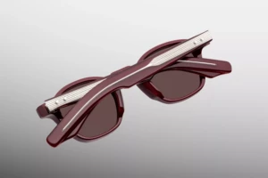 Lunettes de soleil Jacques Marie Mage Zephirin Bordeaux Empire – détail 2