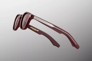 Lunettes de soleil Jacques Marie Mage Zephirin Bordeaux Empire – détail 3