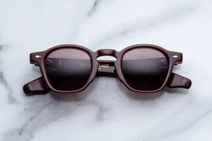 Lunettes de soleil Jacques Marie Mage Zephirin Bordeaux Empire – vue de face 2
