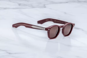 Lunettes de soleil Jacques Marie Mage Zephirin Bordeaux Empire – vue de profil