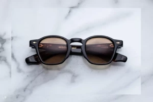Lunettes de soleil Jacques Marie Mage Zephirin Noir 15 – vue de face 1