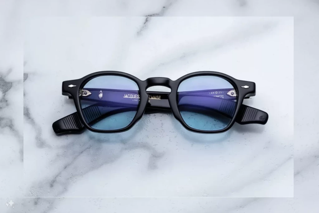 Jacques Marie Mage Zephirin Obscure — lunettes de soleil panto vue de face série limitée