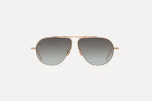 Lunettes de soleil Ahlem Laplace Peony Gold – vue de face 1