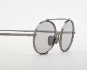 Lunettes de soleil Ahlem Turbigo Ruthenium Brushed – détail