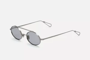 Lunettes de soleil Ahlem Turbigo Ruthenium Brushed – vue de profil