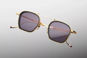 Lunettes de soleil Jacques Marie Mage Baudelaire 2 Ebony – détail 1