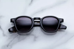 Lunettes de soleil Jacques Marie Mage Zephirin Noir 11 – vue de face 2