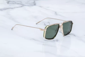 Lunettes de soleil Jacques Marie Mage Jagger 2 Cypress – vue de profil