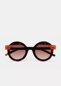 Lunettes de soleil Kaleos Pollitt havane Foncé coloris 3 – vue de face