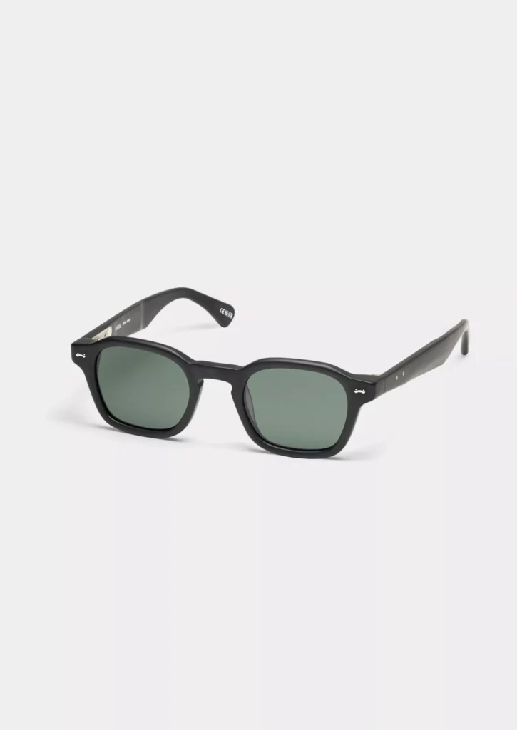 Lunettes de soleil Peter And May Hero Sun Black Mat – vue de profil