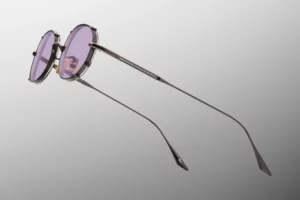 Lunettes de soleil Jacques Marie Mage Violet Corbeau – détail 3