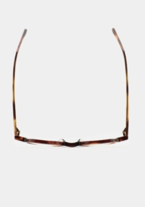 Monture optique Kaleos Stern Havane, vue du dessus