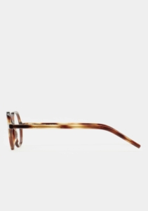 Monture optique Kaleos Stern Havane, vue de profil