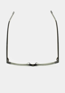 Monture optique Kaleos Holt Kaki cristal, vue du dessus