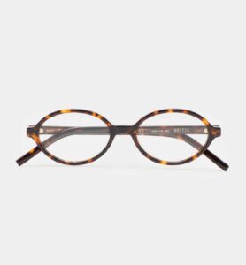 Monture optique Kaleos Dottie Havane foncé, vue de face