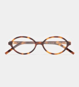 Monture optique Kaleos Dottie Havane, vue de face