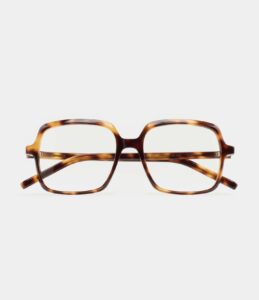 Monture optique Kaleos Earnshaw Havane, vue de face