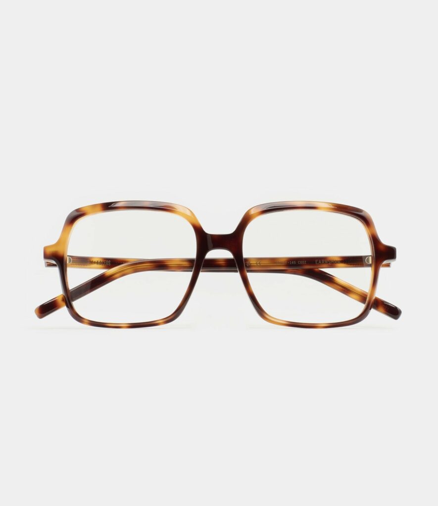 Monture optique Kaleos Earnshaw Havane, vue de face