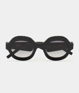 Lunettes de soleil Kaleos Gatz Noir, vue de face