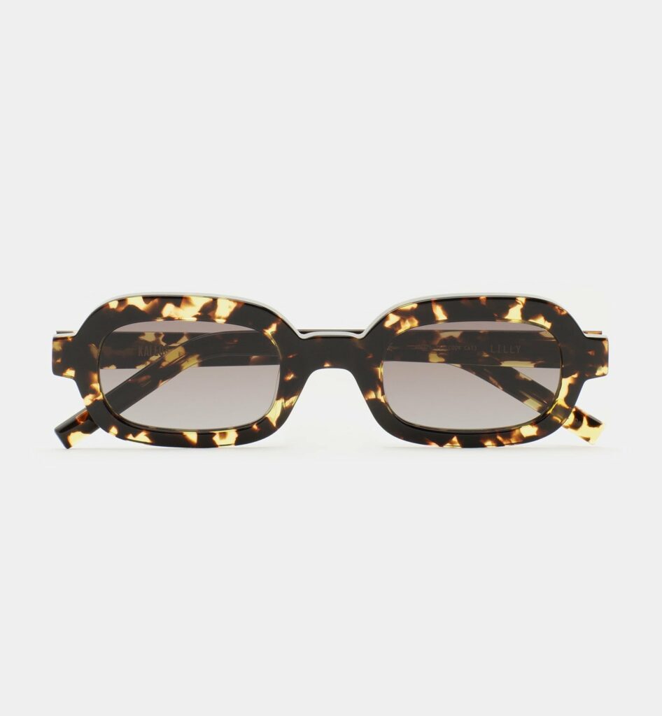 Lunettes de soleil Kaleos Lilly Havane moucheté, vue de face