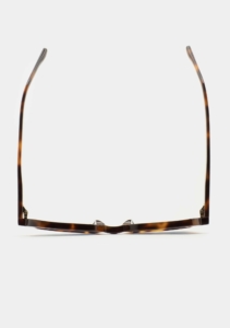 Lunettes de soleil Kaleos Lilly Havane, vue du dessus