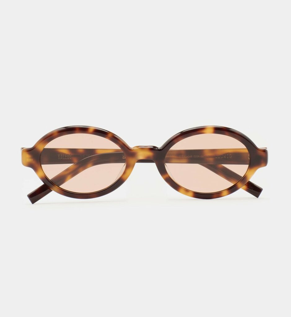 Lunettes de soleil Kaleos Ludwig Havane, vue de face