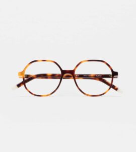 Monture optique Kaleos Murphy Havane, vue de face