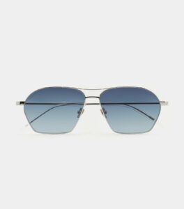 Lunettes de soleil Kaleos Salters Argent, vue de face