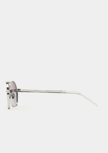 Lunettes de soleil Kaleos Salters Argent, vue de profil