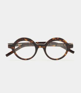 Monture optique Kaleos Winston Havane foncé, vue de face