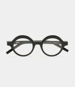 Monture optique Kaleos Winston Noir, vue de face