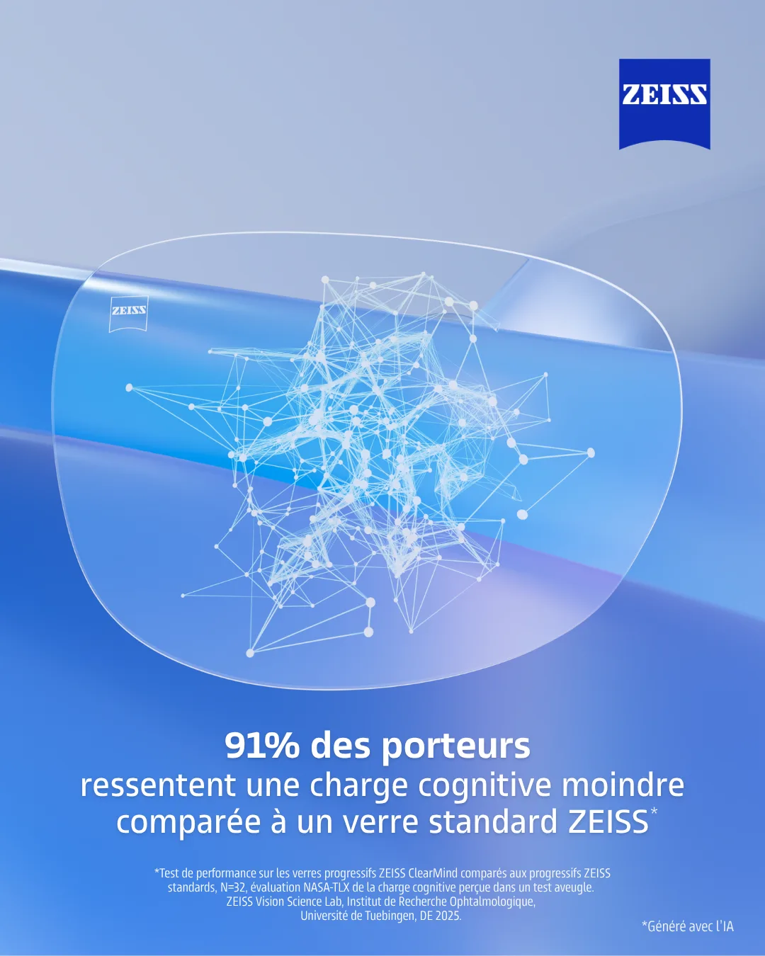 ZEISS ClearMind – 91 % des porteurs ressentent une charge cognitive moindre