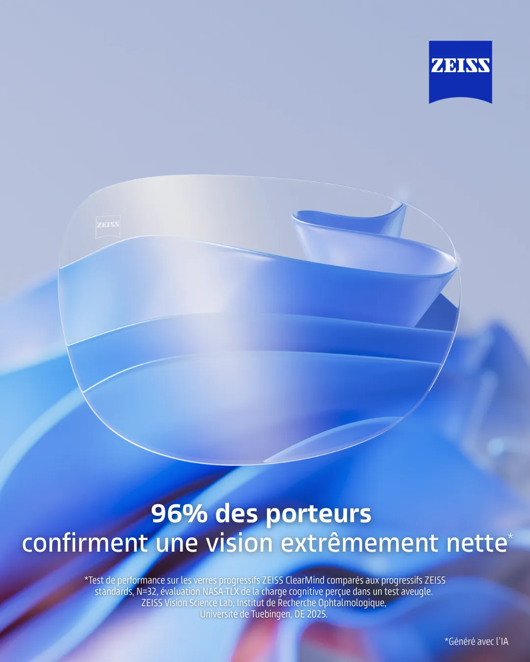 ZEISS ClearMind – 96 % des porteurs confirment une vision extrêmement nette