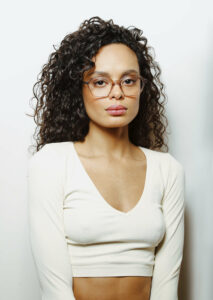 Lunettes optiques Peter And May Colette Beige — vue-portee-1