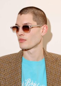 Peter And May Hero Sun Crystal Fade Brown — lunettes portées