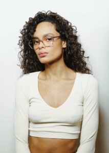Lunettes optiques Peter And May Colette Beige — vue-portee-2