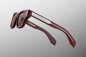 Lunettes de soleil Jacques Marie Mage Dealan Bordeaux Empire – détail 1