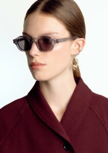 Lunettes de soleil Peter And May Jules Is My Friend Sun Shaded Grey Light Grey – détail