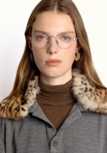 Lunettes optiques Peter And May Savant Brushed Silver – détail