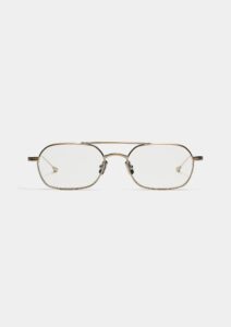 Lunettes optiques Peter And May Rive Antic Gold – vue latérale
