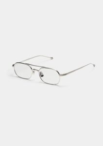 Lunettes optiques Peter And May Rive Brushed Silver – vue principale