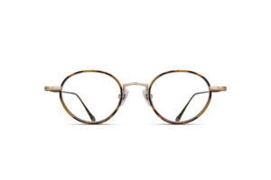 Monture optique Matsuda 10189H-I Brushed Gold Demi vue de face