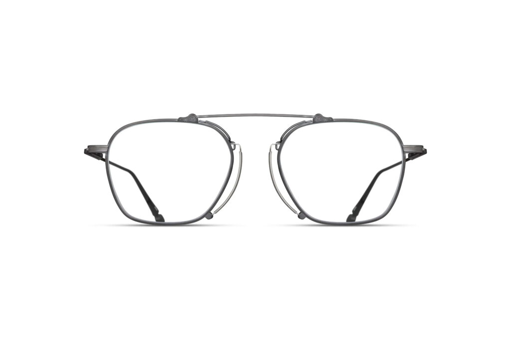 Monture optique Matsuda M3129 Antique Silver vue de face