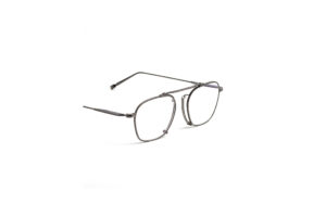 Monture optique Matsuda M3129 Antique Silver en présentation