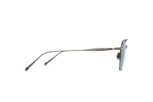 Lunettes de soleil Matsuda M3145 Antique Silver Cobalt Blue vue de profil